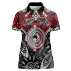 Aotearoa and Australia Women Polo Shirt New Zealand Honour The Treaty Ake!Ake!Ake!