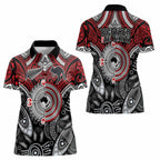 Aotearoa and Australia Women Polo Shirt New Zealand Honour The Treaty Ake!Ake!Ake!