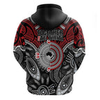 Aotearoa and Australia Zip Hoodie New Zealand Honour The Treaty Ake!Ake!Ake!