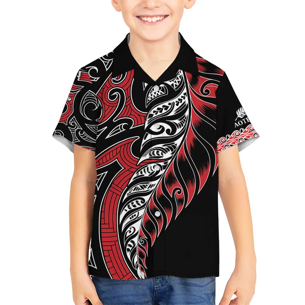Koru Fern New Zealand Hawaiian Shirt Maori Tribal Pattern