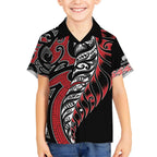 Koru Fern New Zealand Hawaiian Shirt Maori Tribal Pattern