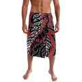 Koru Fern New Zealand Lavalava Maori Tribal Pattern