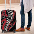 Koru Fern New Zealand Luggage Cover Maori Tribal Pattern