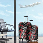 Koru Fern New Zealand Luggage Cover Maori Tribal Pattern