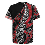 Koru Fern New Zealand Rugby Jersey Maori Tribal Pattern