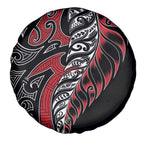 Koru Fern New Zealand Spare Tire Cover Maori Tribal Pattern