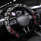 Koru Fern New Zealand Steering Wheel Cover Maori Tribal Pattern