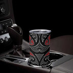 Koru Fern New Zealand Tumbler Cup Maori Tribal Pattern