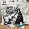 Koru Fern New Zealand Maori Tribal Warrior Blanket