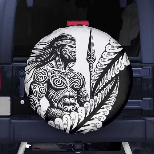 Koru Fern New Zealand Maori Tribal Warrior Spare Tire Cover