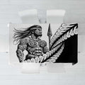Koru Fern New Zealand Maori Tribal Warrior Tablecloth
