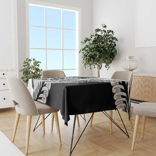 Koru Fern New Zealand Maori Tribal Warrior Tablecloth