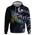 New Zealand Kea Bird Personalised Hoodie Maori Tribal Koru Art