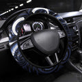 New Zealand Kea Bird Steering Wheel Cover Maori Tribal Koru Art