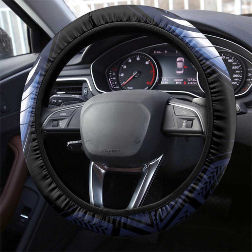 New Zealand Kea Bird Steering Wheel Cover Maori Tribal Koru Art
