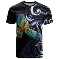 New Zealand Kea Bird Personalised T Shirt Maori Tribal Koru Art