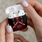 Toitu Te Tiriti Waitangi AirPods Case Black Wharenui House - Aussie Hoodie