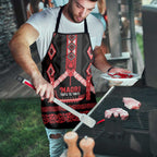 Toitu Te Tiriti Waitangi Apron Black Wharenui House - Aussie Hoodie