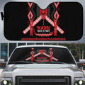 Toitu Te Tiriti Waitangi Auto Sun Shade Black Wharenui House - Aussie Hoodie