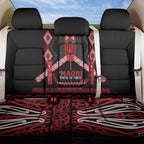 Toitu Te Tiriti Waitangi Back Car Seat Cover Black Wharenui House - Aussie Hoodie