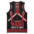 Toitu Te Tiriti Waitangi Basketball Jersey Black Wharenui House - Aussie Hoodie