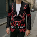 Toitu Te Tiriti Waitangi Blazer Black Wharenui House - Aussie Hoodie