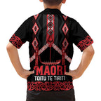 Toitu Te Tiriti Waitangi Family Matching Mermaid Dress and Hawaiian Shirt Black Wharenui House - Aussie Hoodie