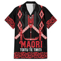 Toitu Te Tiriti Waitangi Hawaiian Shirt Black Wharenui House - Aussie Hoodie