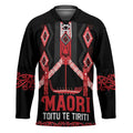 Toitu Te Tiriti Waitangi Hockey Jersey Black Wharenui House - Aussie Hoodie
