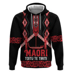 Toitu Te Tiriti Waitangi Hoodie Black Wharenui House - Aussie Hoodie