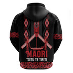 Toitu Te Tiriti Waitangi Hoodie Black Wharenui House - Aussie Hoodie