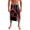 Toitu Te Tiriti Waitangi Lavalava Black Wharenui House - Aussie Hoodie