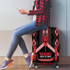 Toitu Te Tiriti Waitangi Luggage Cover Black Wharenui House - Aussie Hoodie