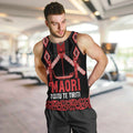 Toitu Te Tiriti Waitangi Men Tank Top Black Wharenui House - Aussie Hoodie