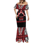 Toitu Te Tiriti Waitangi Mermaid Dress Black Wharenui House - Aussie Hoodie