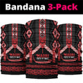Toitu Te Tiriti Waitangi Neck Gaiter Black Wharenui House - Aussie Hoodie
