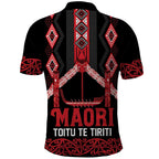 Toitu Te Tiriti Waitangi Polo Shirt Black Wharenui House - Aussie Hoodie