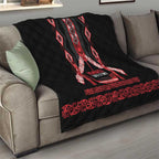 Toitu Te Tiriti Waitangi Quilt Black Wharenui House - Aussie Hoodie