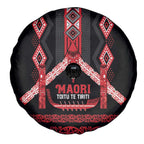 Toitu Te Tiriti Waitangi Spare Tire Cover Black Wharenui House - Aussie Hoodie