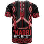 Toitu Te Tiriti Waitangi T Shirt Black Wharenui House - Aussie Hoodie