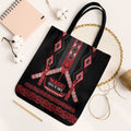 Toitu Te Tiriti Waitangi Tote Bag Black Wharenui House - Aussie Hoodie