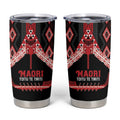 Toitu Te Tiriti Waitangi Tumbler Cup Black Wharenui House - Aussie Hoodie