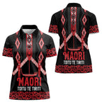 Toitu Te Tiriti Waitangi Women Polo Shirt Black Wharenui House - Aussie Hoodie