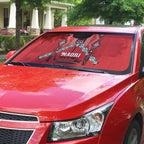 Toitu Te Tiriti Waitangi Auto Sun Shade Red Wharenui House - Aussie Hoodie