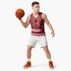 Toitu Te Tiriti Waitangi Basketball Jersey Red Wharenui House - Aussie Hoodie