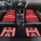 Toitu Te Tiriti Waitangi Car Mats Red Wharenui House - Aussie Hoodie