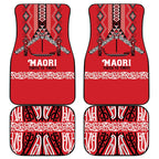 Toitu Te Tiriti Waitangi Car Mats Red Wharenui House - Aussie Hoodie