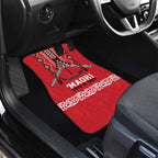 Toitu Te Tiriti Waitangi Car Mats Red Wharenui House - Aussie Hoodie