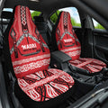 Toitu Te Tiriti Waitangi Car Seat Cover Red Wharenui House - Aussie Hoodie