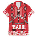 Toitu Te Tiriti Waitangi Family Matching Tank Maxi Dress and Hawaiian Shirt Red Wharenui House - Aussie Hoodie